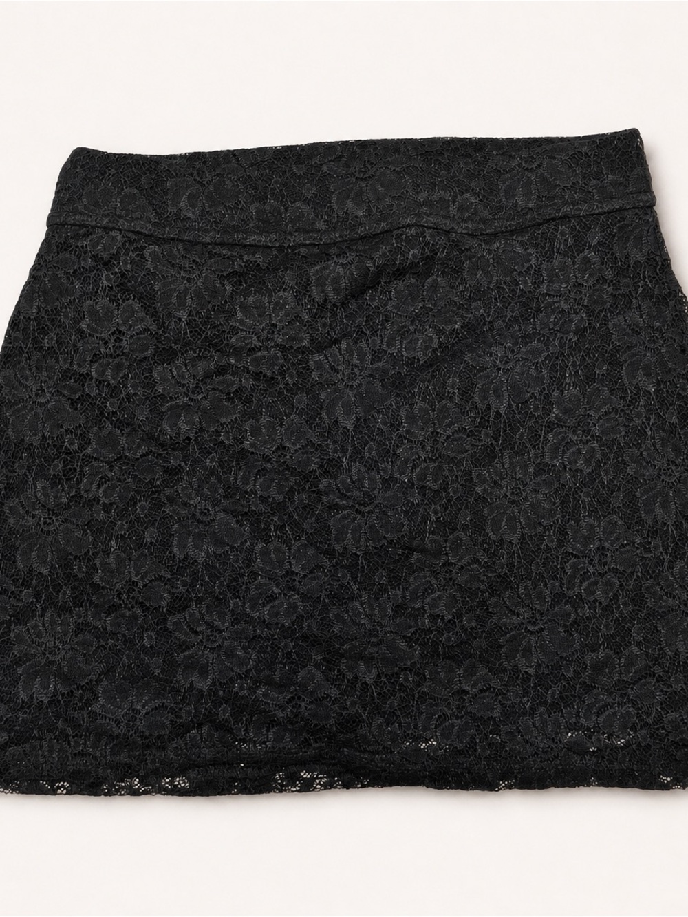 Forever 21 Dark Navy Lace Mini Skirt Size S